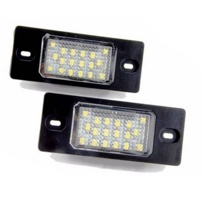 GOFORJUMP 2 STÜCKE SMD3528 6000 Karat 18 LEDs Kennzeichenbeleuchtung Kennzeichenbeleuchtung Für Für Porsche Cayenne VW Touareg Passat Golf 5 5D Touring von GOFORJUMP