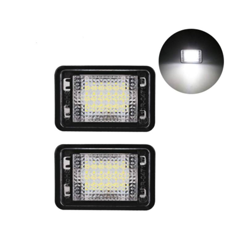 GOFORJUMP 2 Teile/Satz 24 SMD Led kennzeichenleuchte/kennzeichenbeleuchtung für B/ENZ GLK X204 von GOFORJUMP