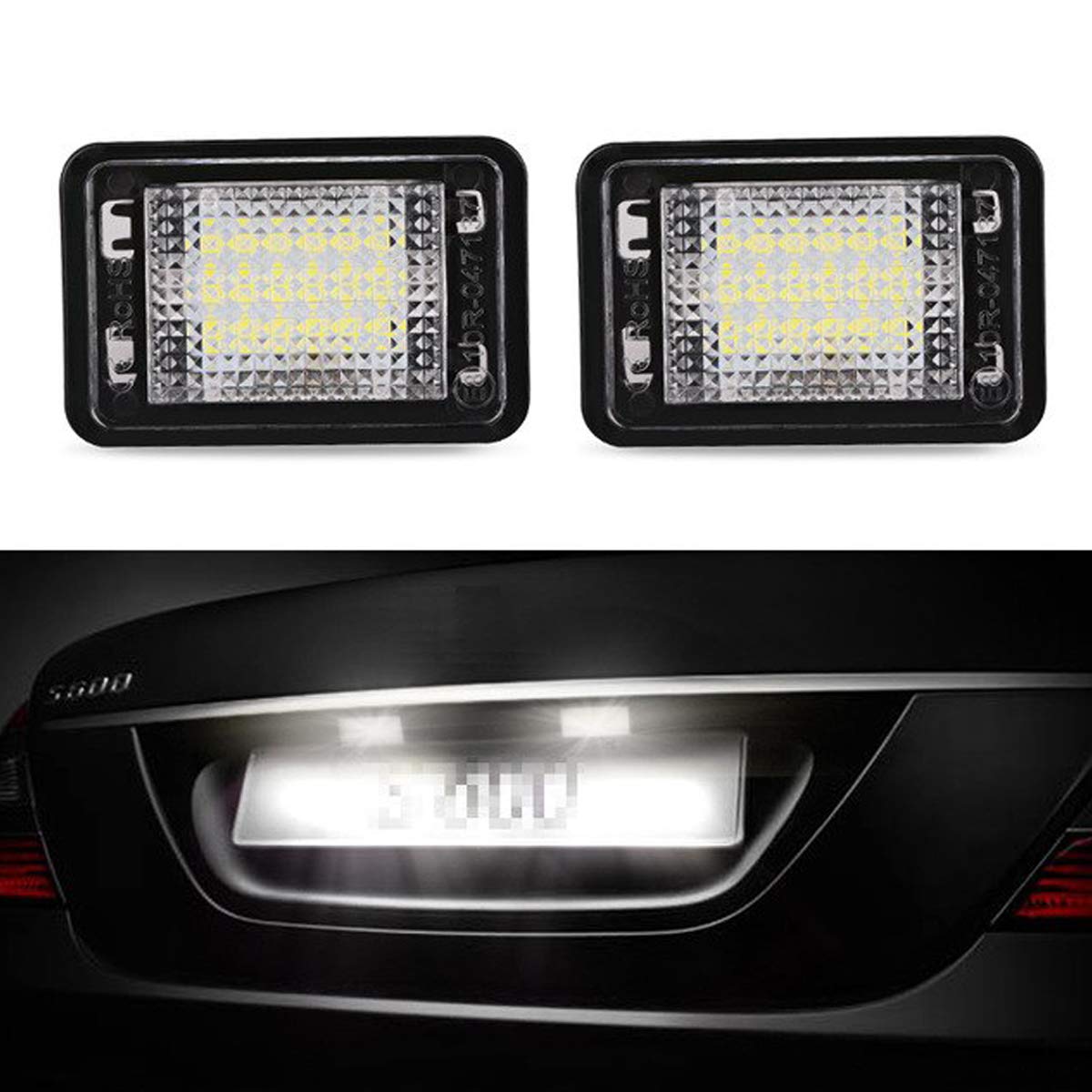 GOFORJUMP 2 stücke Für M/ERCEDES B/ENZ GLK X204 Canbus Fehlerfreie LED Kennzeichenbeleuchtung Weiß 12 V LED Kennzeichenleuchte für Benz Zubehör GOFORJUMP 2 stücke Für M/ERCEDES B/ENZ GLK X204 Canbus Fehlerfreie LED Kennzeichenbeleuchtung Weiß 12 V LED Kennzeichenleuchte für Benz Zubehör von GOFORJUMP