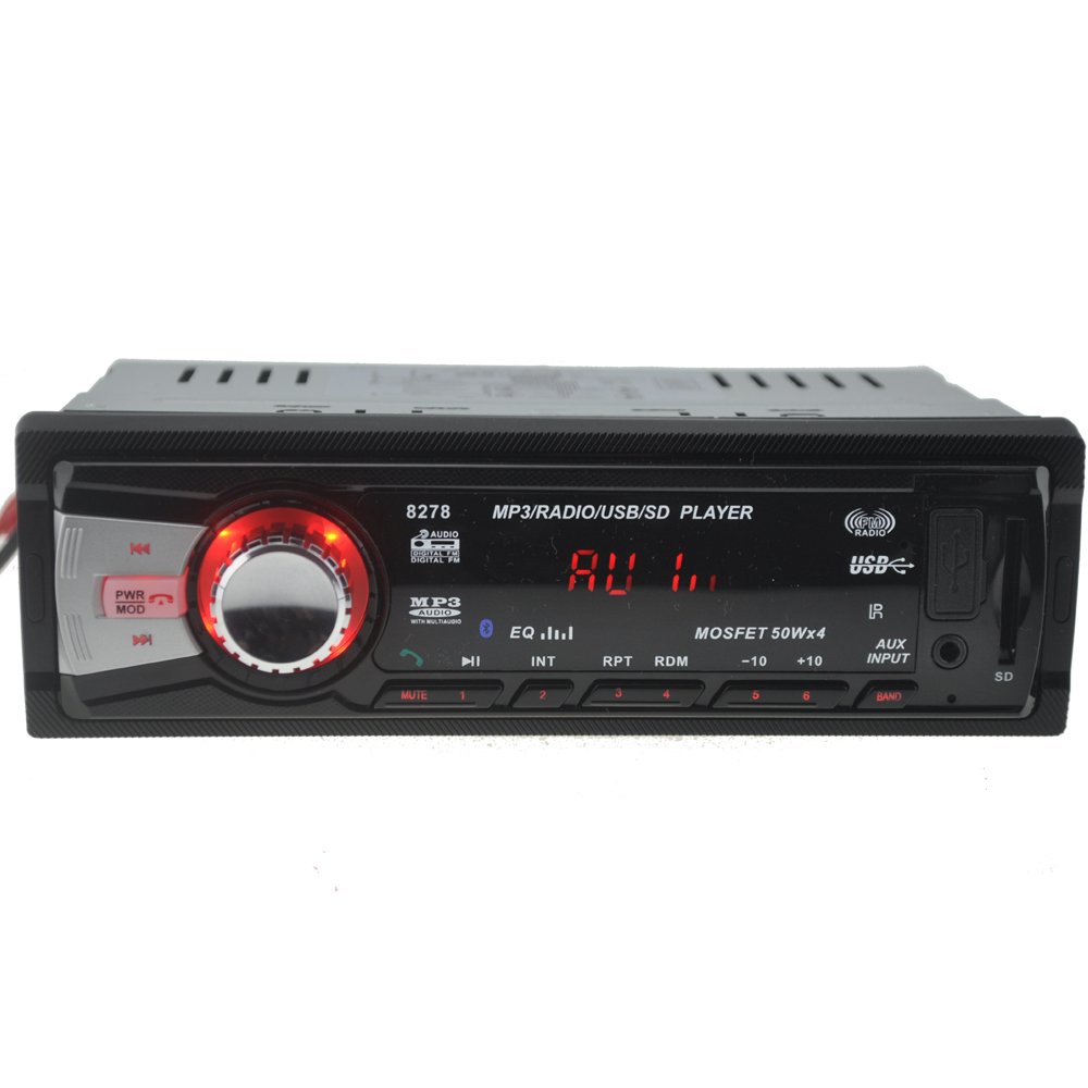 GOFORJUMP Auto 1 DIN 12V Bluetooth Media Receiver MP3-Player FM Radio USB SD MMC Port AUX-Eingang Slot LED-Display Fernbedienung GOFORJUMP Auto 1 DIN 12V Bluetooth Media Receiver MP3-Player FM Radio USB SD MMC Port AUX-Eingang Slot LED-Display Fernbedienung von GOFORJUMP