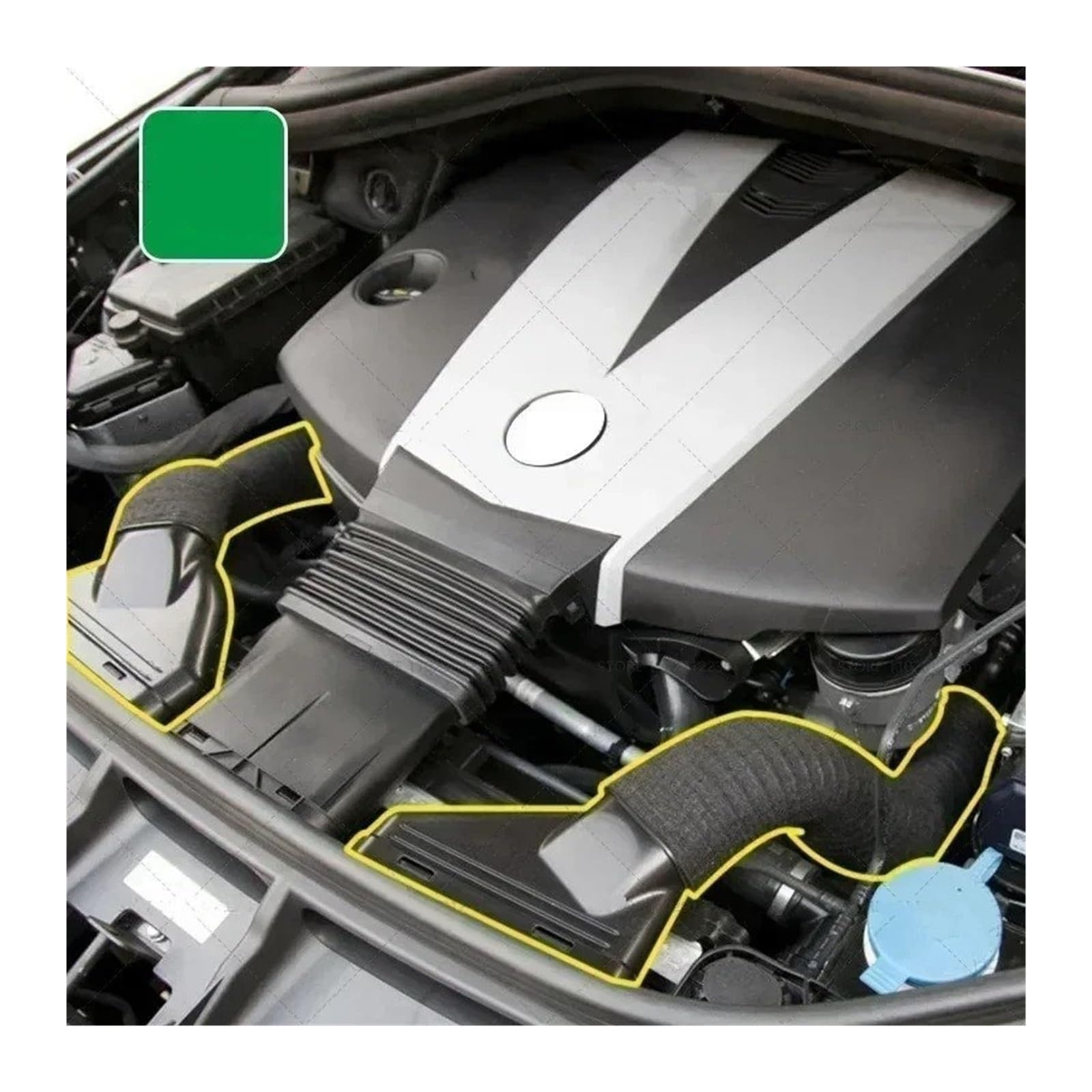 Ansaugschlauch Für Benz GL350 ML350 GLS350d 2012-2017 X166 W166 Luftfilter Ansaugschlauch Kanal Rohr OEM: 6420948797 6420948897 Ansaugrohr(Left and Right) von GOINTDJD