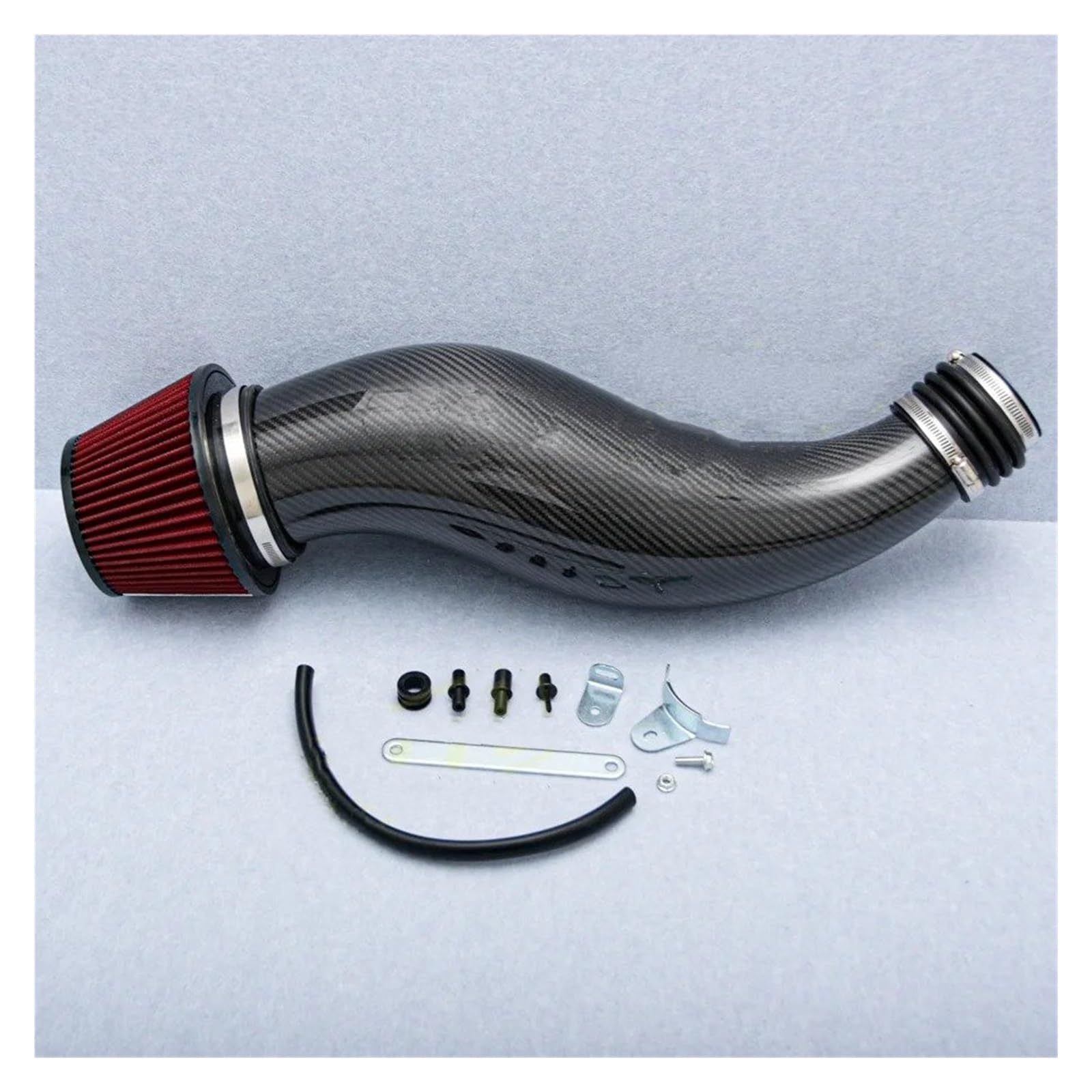 Ansaugschlauch Für Civic 1992–2000 EG EK Auto-Luftansaugrohr, Kohlefaser-Luftansaugrohr-Set Mit Rotem Luftfilter Ansaugrohr(Red air Filter) von GOINTDJD