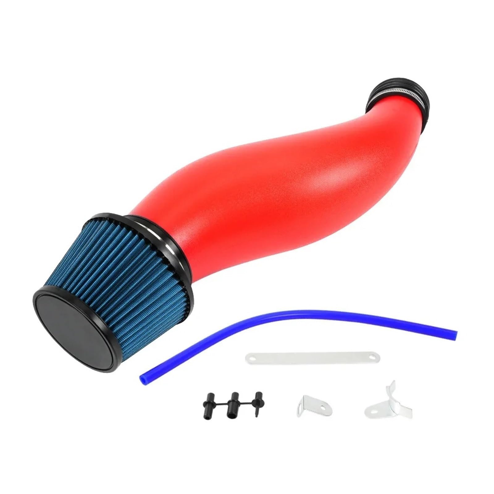 Ansaugschlauch Für Civic 1992-2000 EK EG Auto Luftansaugrohr Luftfilter Ansaugrohr Schwarz Rot Blau Real Carbon Ansaugrohr(Regular red) von GOINTDJD