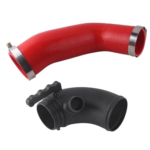 Ansaugschlauch Für Golf 7 Für A3 EA888 Gen3 Auto Turbo Inlet Outlet Upgrade Rohre Ansaugrohre Turbo Schalldämpfer Löschen Ansaugrohr(A RED Hose) von GOINTDJD