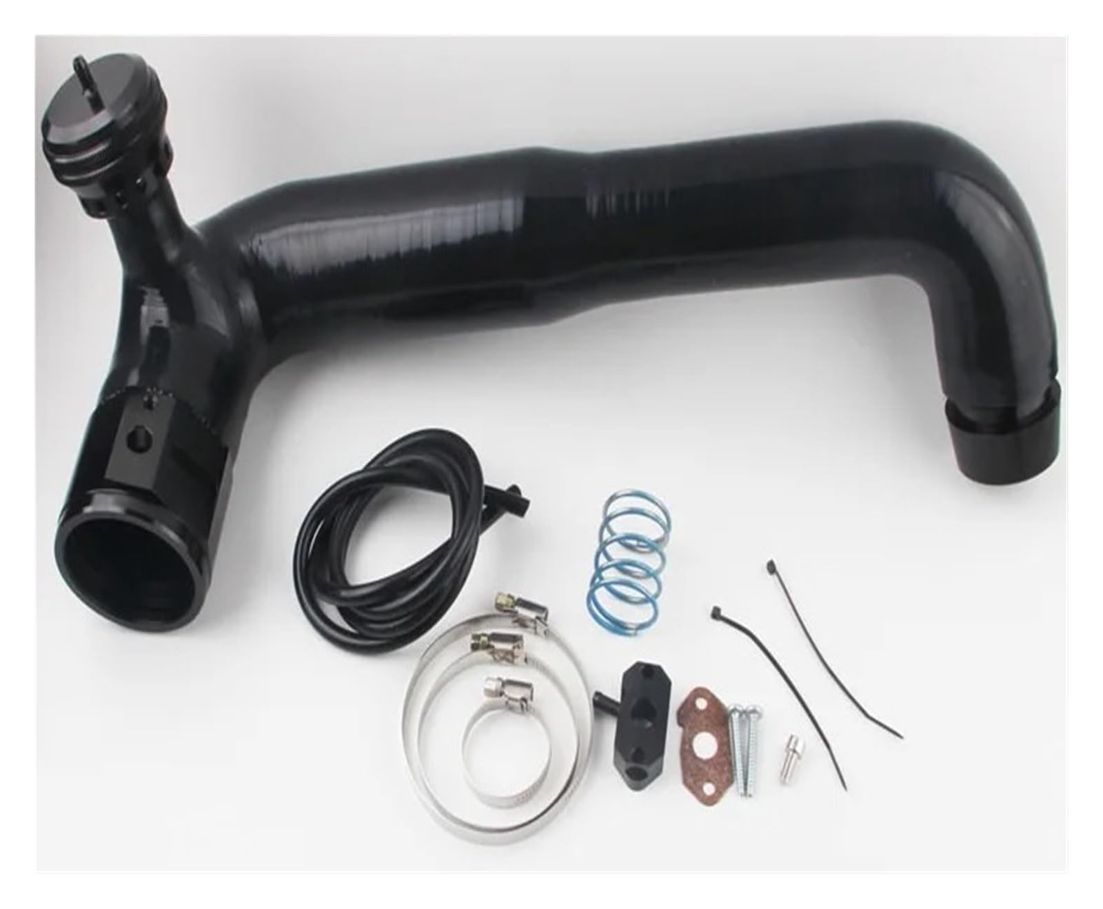 Ansaugschlauch Für Skoda Für Vw Dump Ventil Für Fabia Für Octavia 1,2 Und 1,4 Für TSI Motor 2015-auf Für Sitz Für Ibiza Für Leon Blow Off Ventil Ansaugrohr(Black Hose) von GOINTDJD