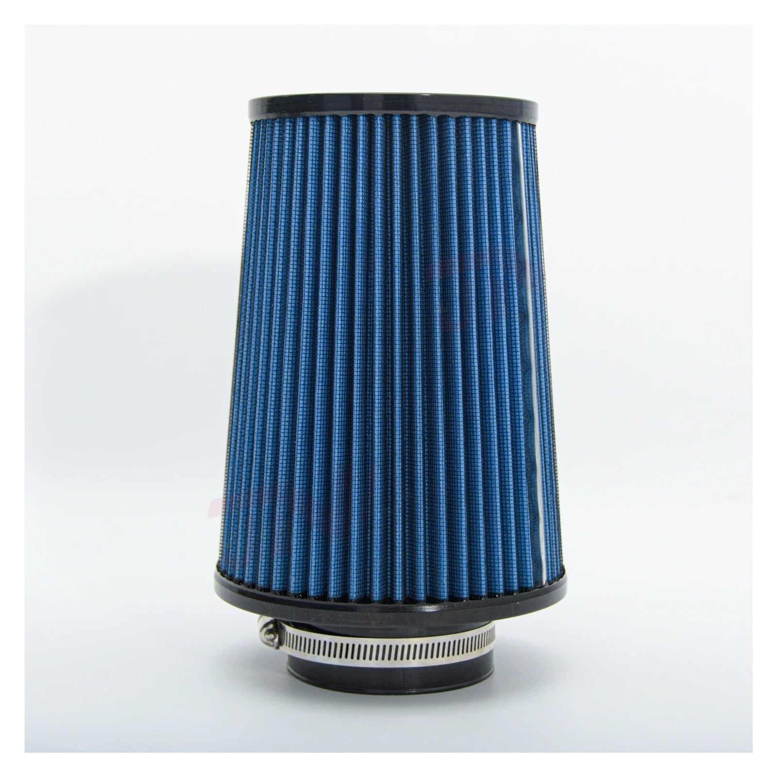 Ansaugschlauch Universal Auto Pilzkopf High Flow Intake KN K & N Luftfilter 76mm 3 Zoll Kegel Konisch Zulaufende Luftfilter JDM Ansaugrohr(Blau) von GOINTDJD