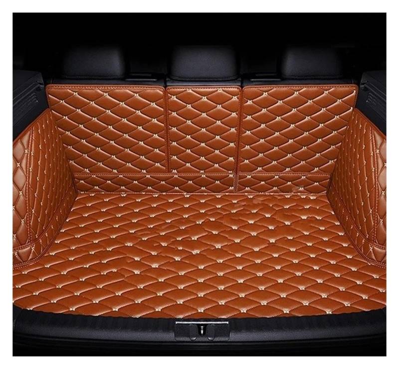 Kofferraum schutzmatte Für 6 Series GT G32 2018-2024 Vollständige Abdeckung Kofferraum Matte Auto Fußmatten CargoLiner Teppich Zubehör Kofferraumwanne(Brown-Trunk) von GOINTDJD