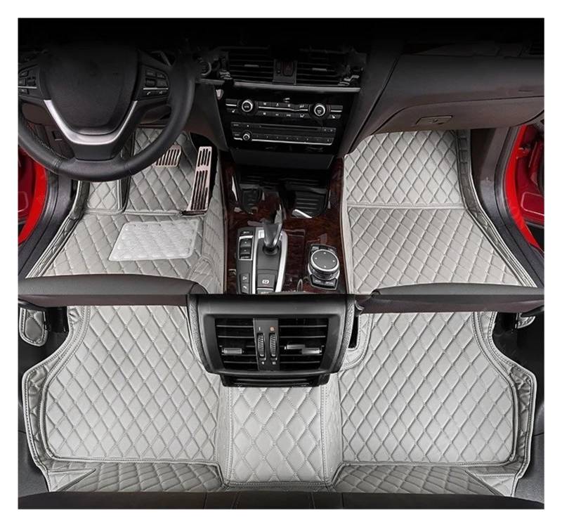 Kofferraum schutzmatte Für 6 Series GT G32 2018-2024 Vollständige Abdeckung Kofferraum Matte Auto Fußmatten CargoLiner Teppich Zubehör Kofferraumwanne(Grey-Floor) von GOINTDJD