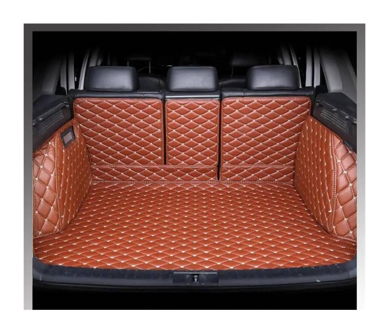 Kofferraum schutzmatte Für Land Für Rover Für Range Für Rover Für Velar 2017 2018 2019 2020 Für Cargo-Liner Teppich Innen Zubehör Abdeckung Kofferraum Matte Kofferraumwanne(Braun) von GOINTDJD