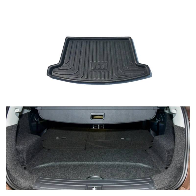 Kofferraum schutzmatte Für Roewe Für MG RX5 Plus 2017~2022 2018 Auto Kofferraum Matte Panel Teile Fuß Liner Gepäck Tablett Teppich Pad Boot Lade Abdeckung Zubehör Kofferraumwanne(B) von GOINTDJD