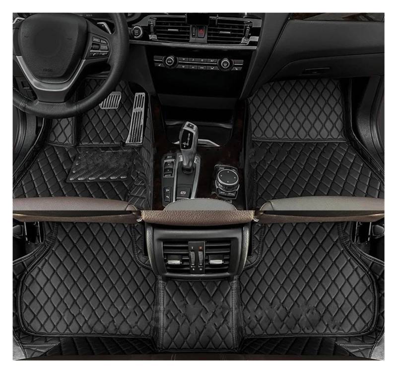 Kofferraum schutzmatte Für Smart 1 2022 2023 2024 Auto Fußmatten Vollständige Abdeckung Kofferraum Matte Custom Car Zubehör Auto Innen Dekoration Kofferraumwanne(Black-Black-Floor) von GOINTDJD