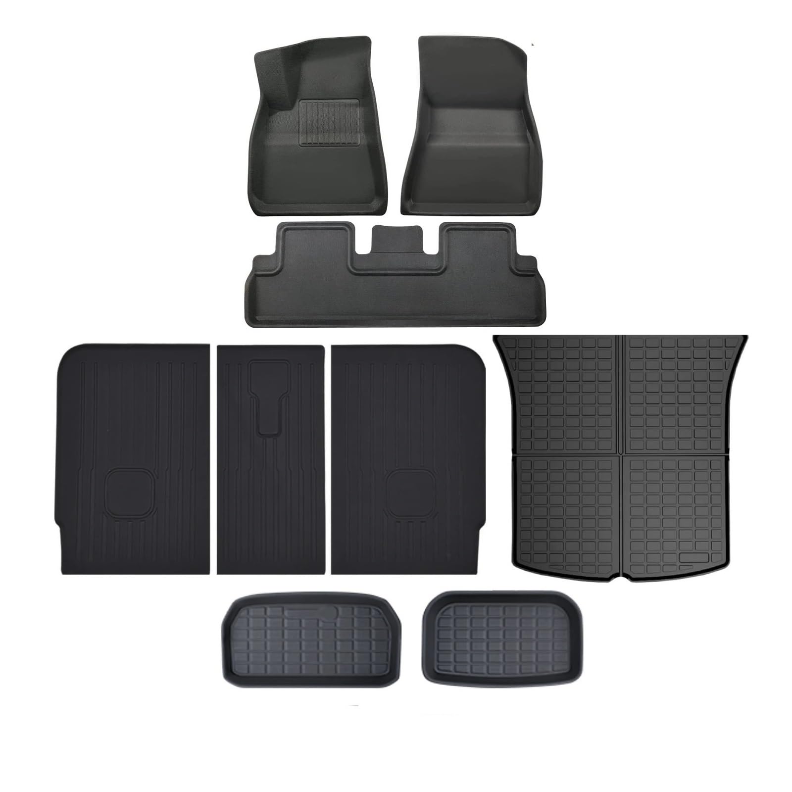 Kofferraum schutzmatte Fußmatten Allwetter-Bodenmatte Vorne Hinten Für Cargo-Liner-Matte Wasserdicht Rutschfest Für Tesla Für Modell Y Für Modell 3 Highland 2017–2024 Kofferraumwanne(MY 2021-2024 9pcs Kofferraum schutzmatte Fußmatten Allwetter-Bodenmatte Vorne Hinten Für Cargo-Liner-Matte Wasserdicht Rutschfest Für Tesla Für Modell Y Für Modell 3 Highland 2017–2024 Kofferraumwanne(MY 2021-2024 9pcs von GOINTDJD