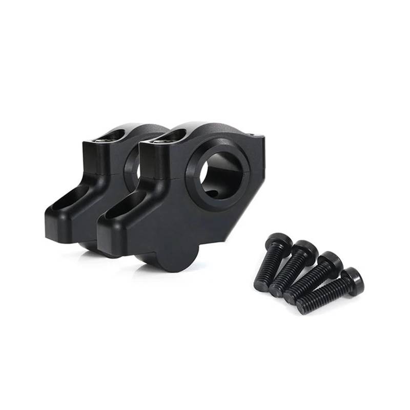 Motorrad Lenker Riser 22mm 7/8 "Motorrad-Lenkererhöhung Verlängerung Nach Hinten Verschoben Riser Für Kawasaki Für Versys1000 Für Versys-X 250 300 Für KLE500 ER-5 Lenker Riser(Matt-schwarz) von GOINTDJD