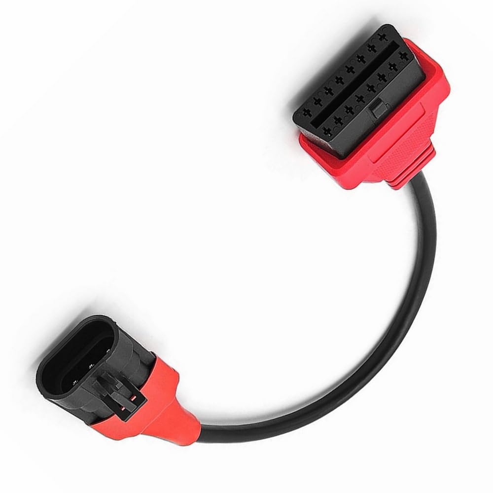 Goliton OBD2 OBDII Diagnosekabel Adapter 3 Pin auf 16 Pin Kompatibel mit SYM Sanyang Motorrad Goliton OBD2 OBDII Diagnosekabel Adapter 3 Pin auf 16 Pin Kompatibel mit SYM Sanyang Motorrad von GOLITON