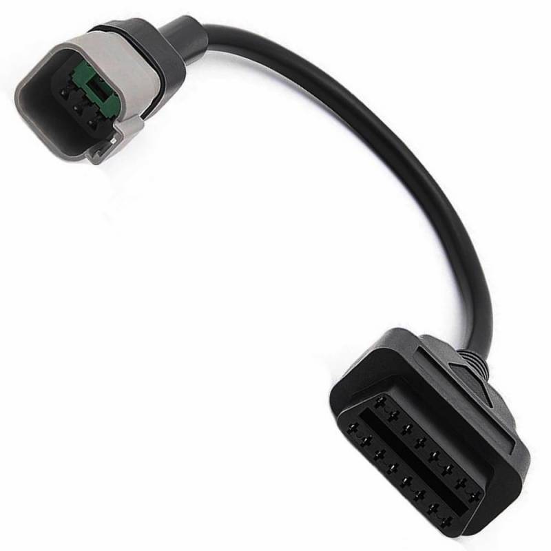 Goliton OBD2 OBDII Diagnosekabel Adapter 6 Pin auf 16 Pin Kompatibel mit CAN-AM Moto ATV UTV All-Terrain Fahrzeug von GOLITON