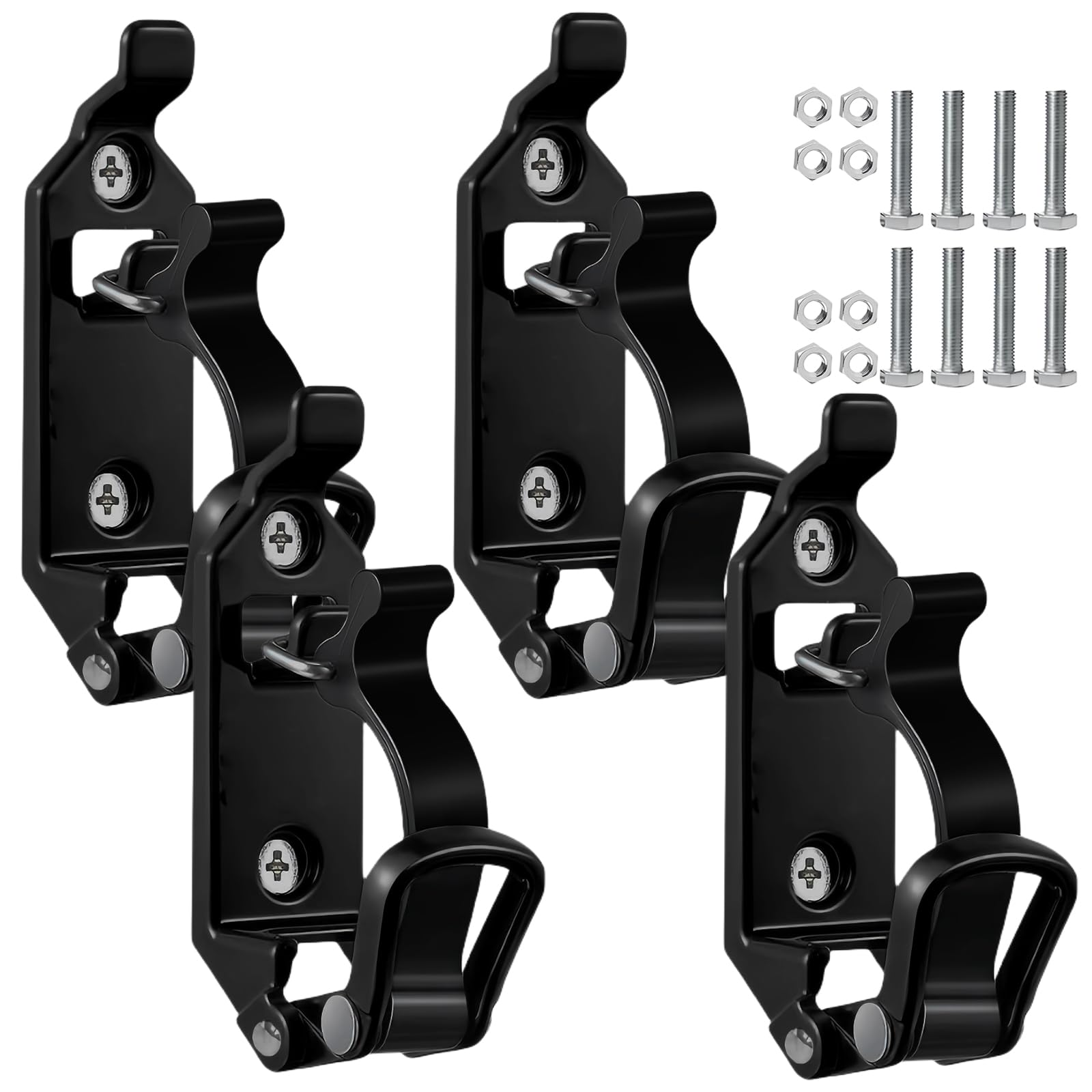 4Schaufelhalter LKW Zubehör, Schaufelhalter für Dachträger, Stiel Spannverschluss Edelstahl, Schaufel Halterung für Dachträger, Wandmontagehalterungen für Lastwagen Auto Boot Werkzeug (4, Schwarz) 4Schaufelhalter LKW Zubehör, Schaufelhalter für Dachträger, Stiel Spannverschluss Edelstahl, Schaufel Halterung für Dachträger, Wandmontagehalterungen für Lastwagen Auto Boot Werkzeug (4, Schwarz) von GOMETY