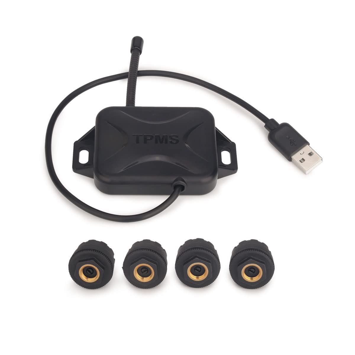 GONFEN ES341 USB Universal TPMS Module Reifendrucksensor mit 4 Externe Sensors Display Reifendrucküberwachung Für Android 5.1+ Autoradios GONFEN ES341 USB Universal TPMS Module Reifendrucksensor mit 4 Externe Sensors Display Reifendrucküberwachung Für Android 5.1+ Autoradios von GONFEN