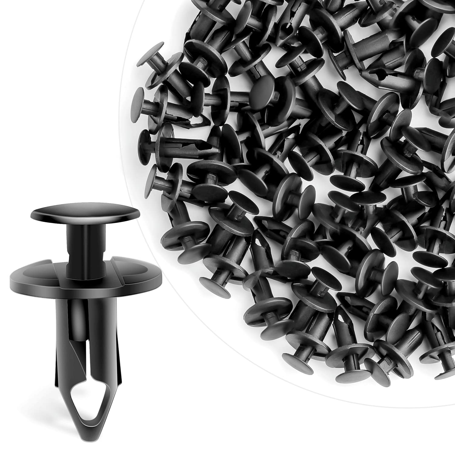 GOOACC 100 Stück Nylon Stoßfänger-Nieten-Clips Auto Karosserie-Clips 8 mm GOOACC 100 Stück Nylon Stoßfänger-Nieten-Clips Auto Karosserie-Clips 8 mm von GOOACC