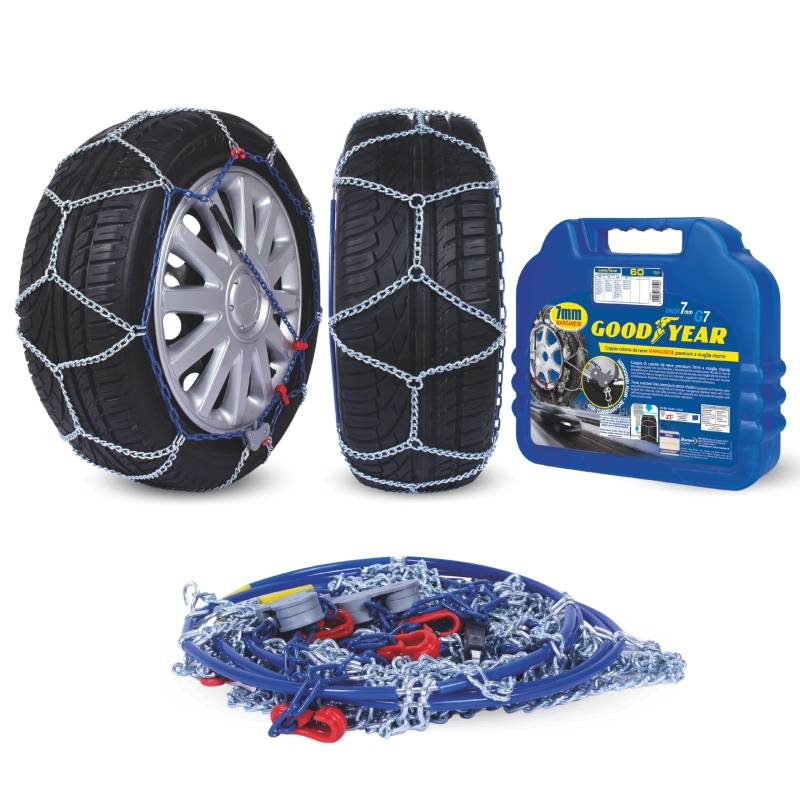 Goodyear 77950 Schneeketten 7 mm für auto, Größe 060 von Good Year