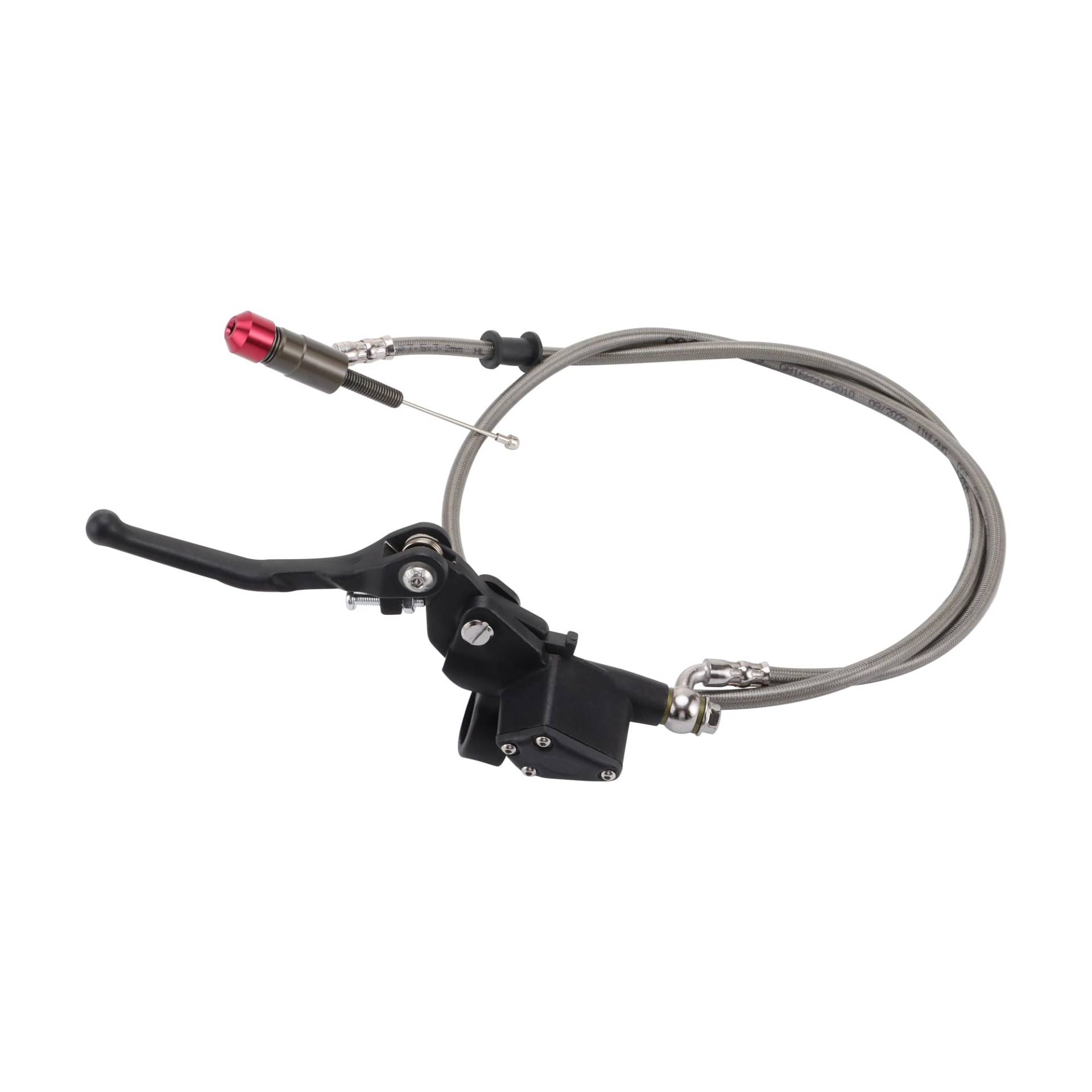 GOOFIT 1200mm Hydraulischer Kupplungshebel Hauptbremszylinder Flüssigkeitsbehälter Hebel Ersatz für 125ccm - 250ccm Vertikalmotor Offroad Motorrad Pit Dirt Bike Motocross ATV Quad Schwarz GOOFIT 1200mm Hydraulischer Kupplungshebel Hauptbremszylinder Flüssigkeitsbehälter Hebel Ersatz für 125ccm - 250ccm Vertikalmotor Offroad Motorrad Pit Dirt Bike Motocross ATV Quad Schwarz von GOOFIT