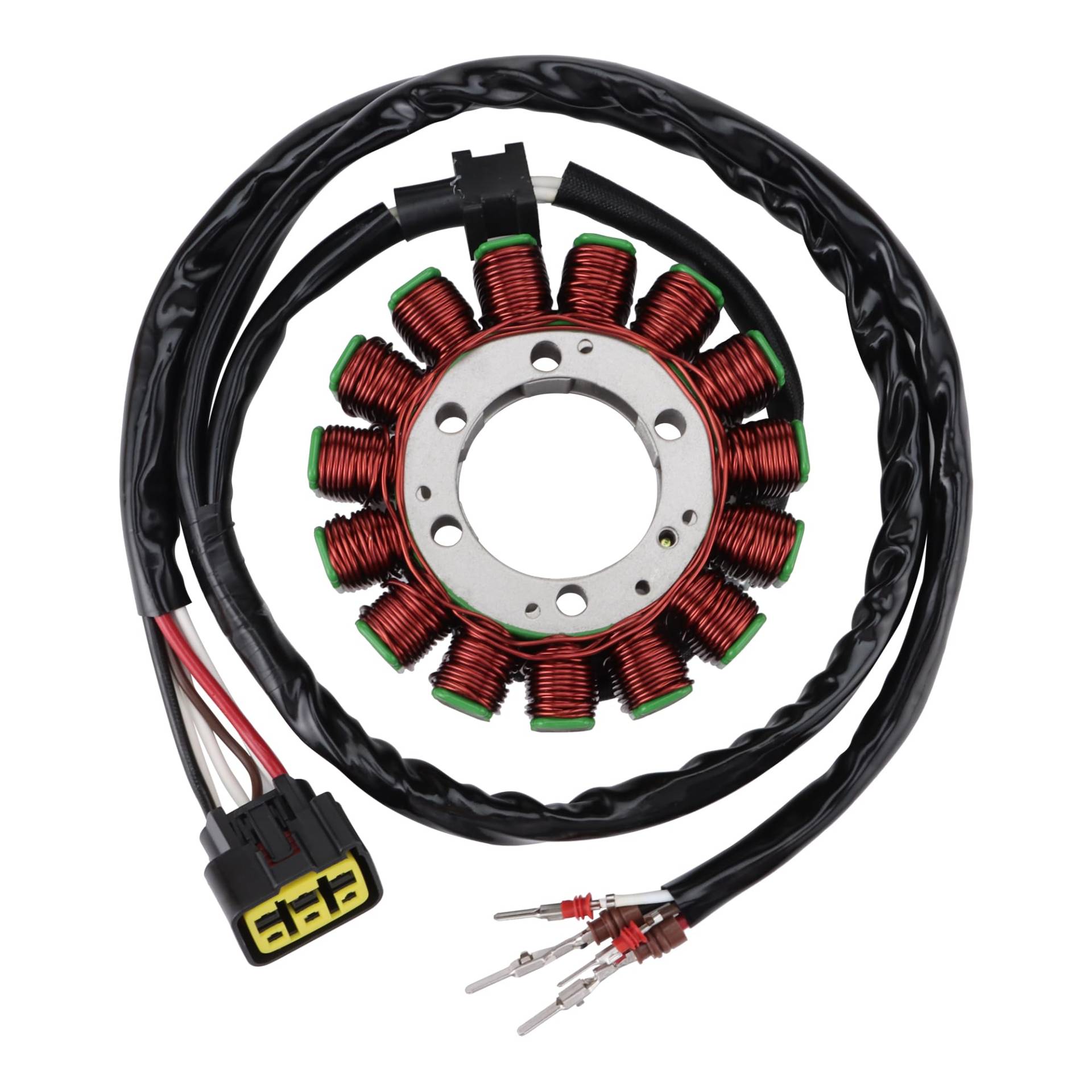 GOOFIT 15 Coil Motorrad Magneto Stator Coil Motor Zubehör Ersatz für Kawasaki Vn900 Vulcan 900 Classic von GOOFIT