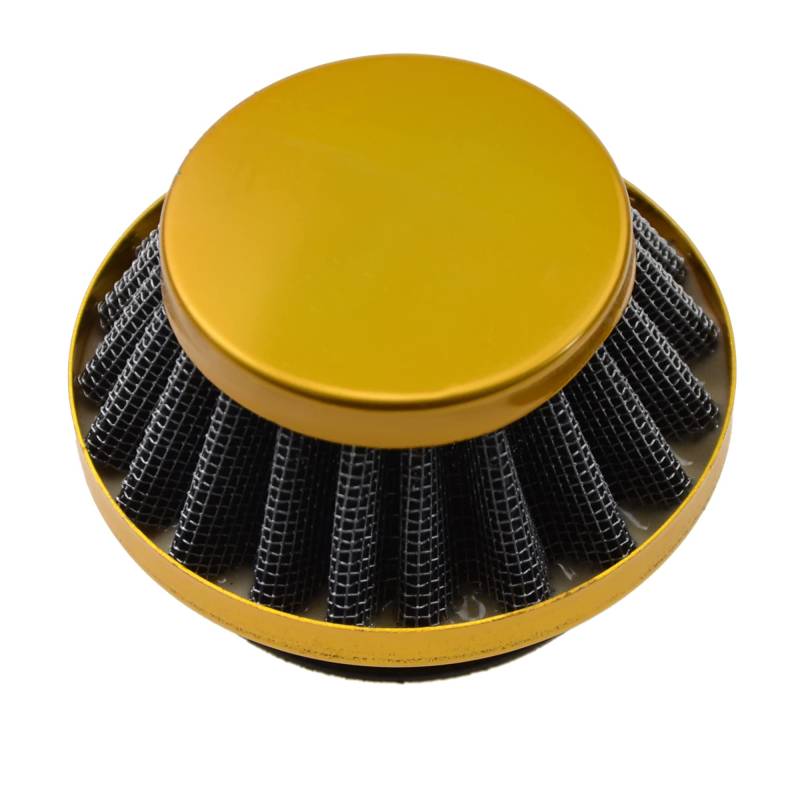 GOOFIT 42-44mm Universal Motorrd Luftfilter Gold Ersatz für 2 Takt 43cc 47cc 49cc ATV Mini Pocketbike von GOOFIT