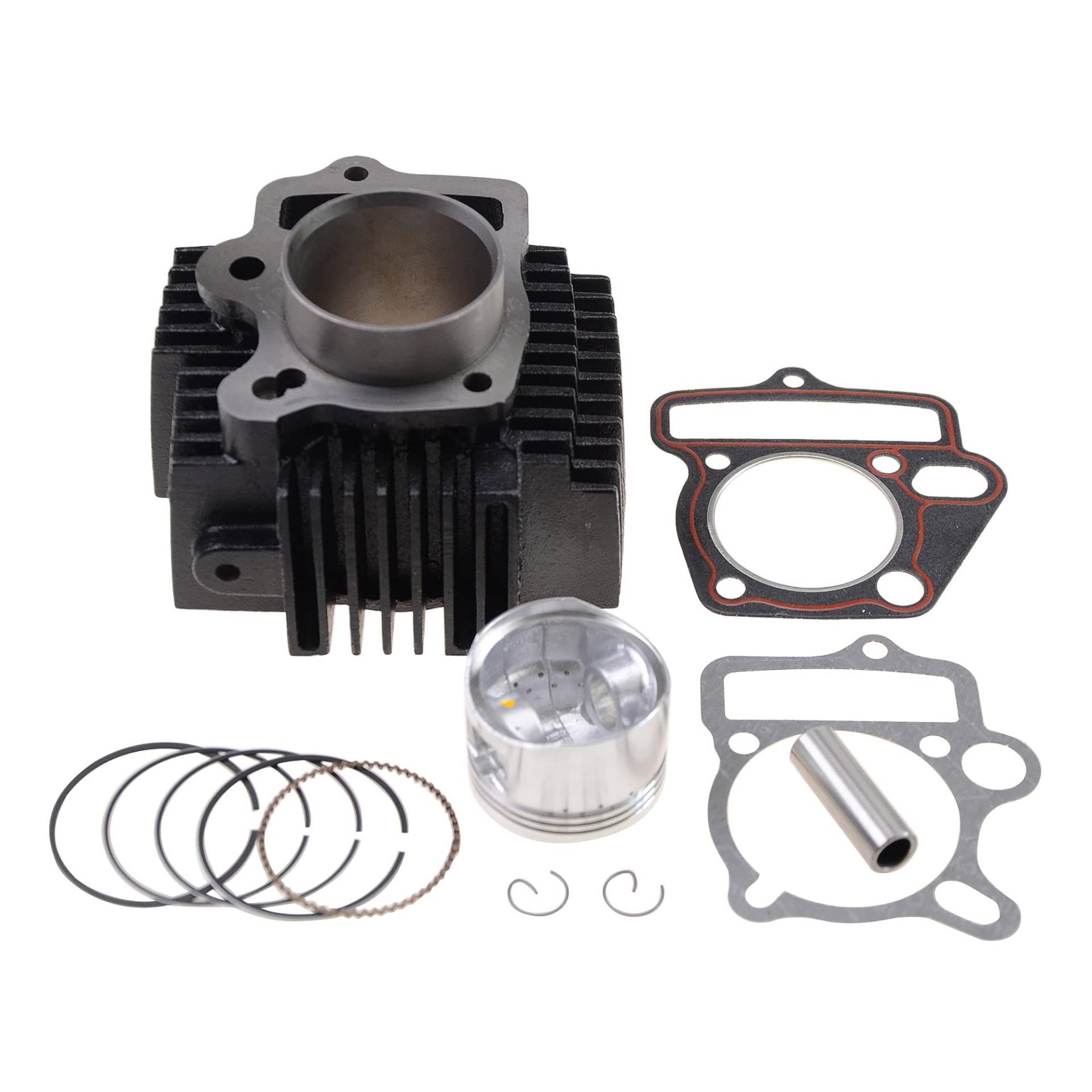 GOOFIT 52.4 mm Zylinderlaufbuchse Montage Reparatursatz Dichtungen Kolbenring Ersatz für 4-Takt LIFAN 110CC 125cc Motorradmotor ATV Go Kart Pocket Dirt PitBike GOOFIT 52.4 mm Zylinderlaufbuchse Montage Reparatursatz Dichtungen Kolbenring Ersatz für 4-Takt LIFAN 110CC 125cc Motorradmotor ATV Go Kart Pocket Dirt PitBike von GOOFIT