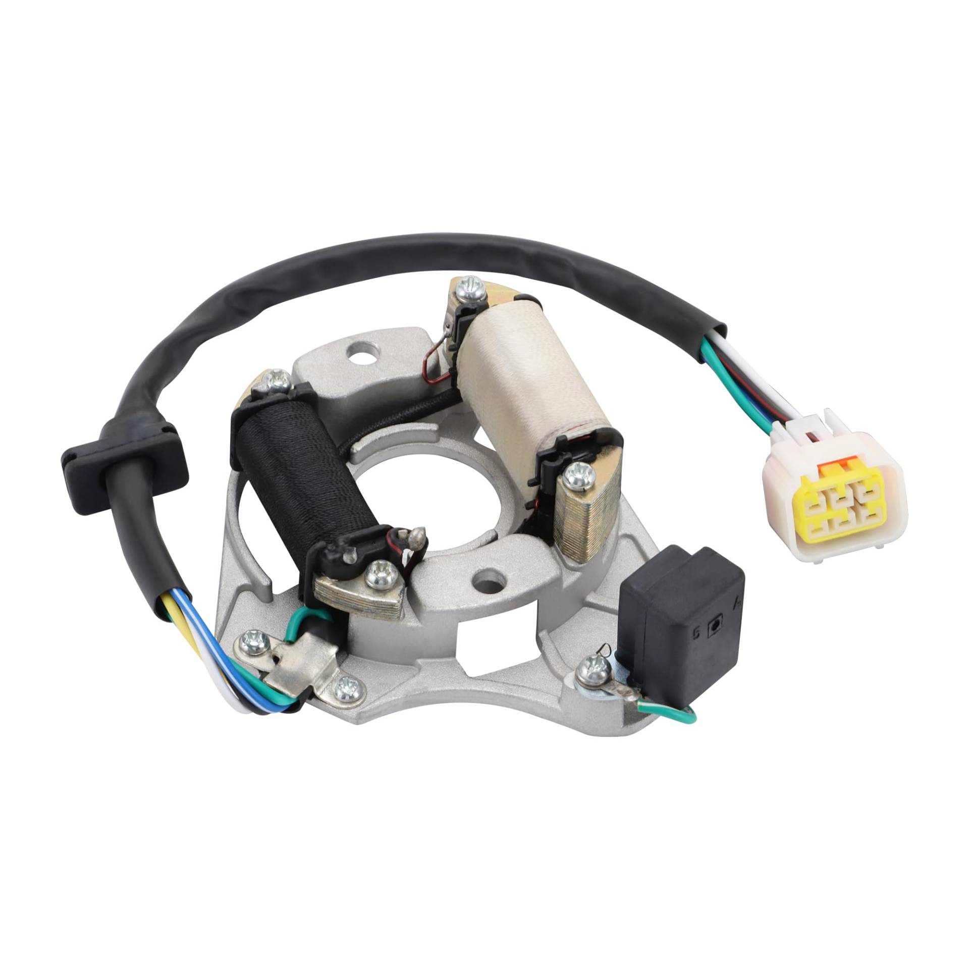 GOOFIT 5Wire Motorcycle Magneto Stator Coil Ignition Generator Engine Accessories Replacement for DY100 XR50 CRF50 70cc 110Ccc 125cc 138cc GOOFIT 5Wire Motorcycle Magneto Stator Coil Ignition Generator Engine Accessories Replacement for DY100 XR50 CRF50 70cc 110Ccc 125cc 138cc von GOOFIT