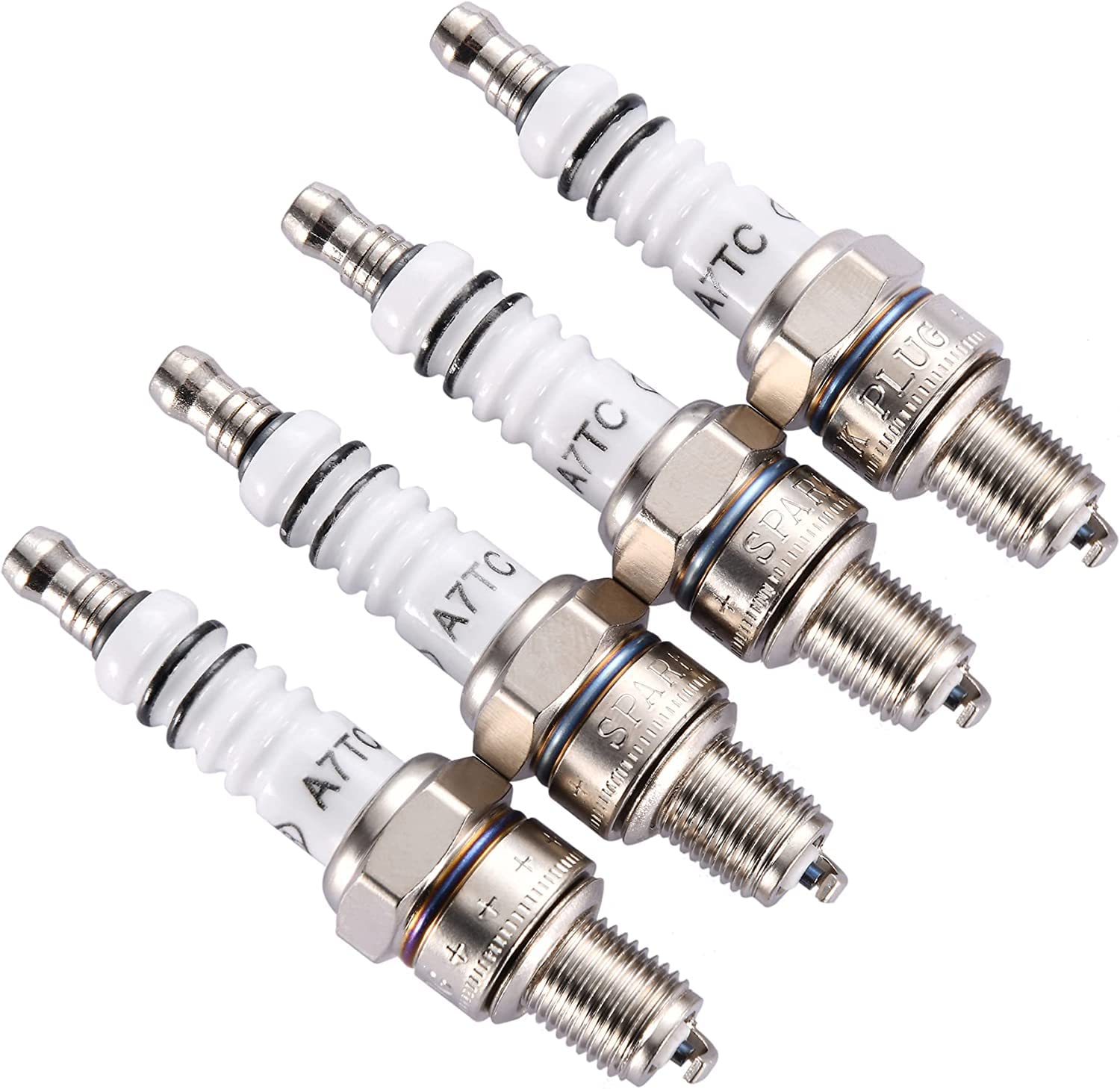 GOOFIT zündkerze a7tc Zündkerzene 4P rsatz für 50cc 70cc 90cc 110cc 125cc 150cc Chinesisches ATV Dirtbike Go Kart Moped GOOFIT zündkerze a7tc Zündkerzene 4P rsatz für 50cc 70cc 90cc 110cc 125cc 150cc Chinesisches ATV Dirtbike Go Kart Moped von GOOFIT