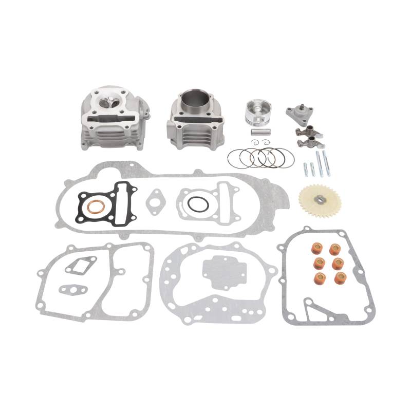 GOOFIT Big Bore Zylinder Kit Ersatz für GY6 50cc 139QMB Racing Scooter Parts 50mm Bore von GOOFIT