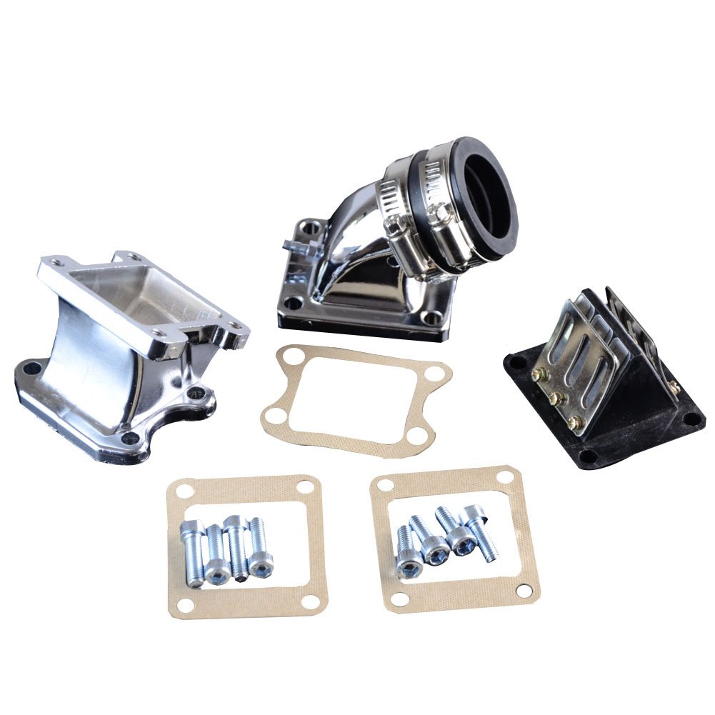 GOOFIT Motorrad Ansaugstutzen Kit mit Dichtung und Bolzen Ersatz für DIO 50 ZX SE50 SK50 SA50 Elite Scooter GOOFIT Motorrad Ansaugstutzen Kit mit Dichtung und Bolzen Ersatz für DIO 50 ZX SE50 SK50 SA50 Elite Scooter von GOOFIT