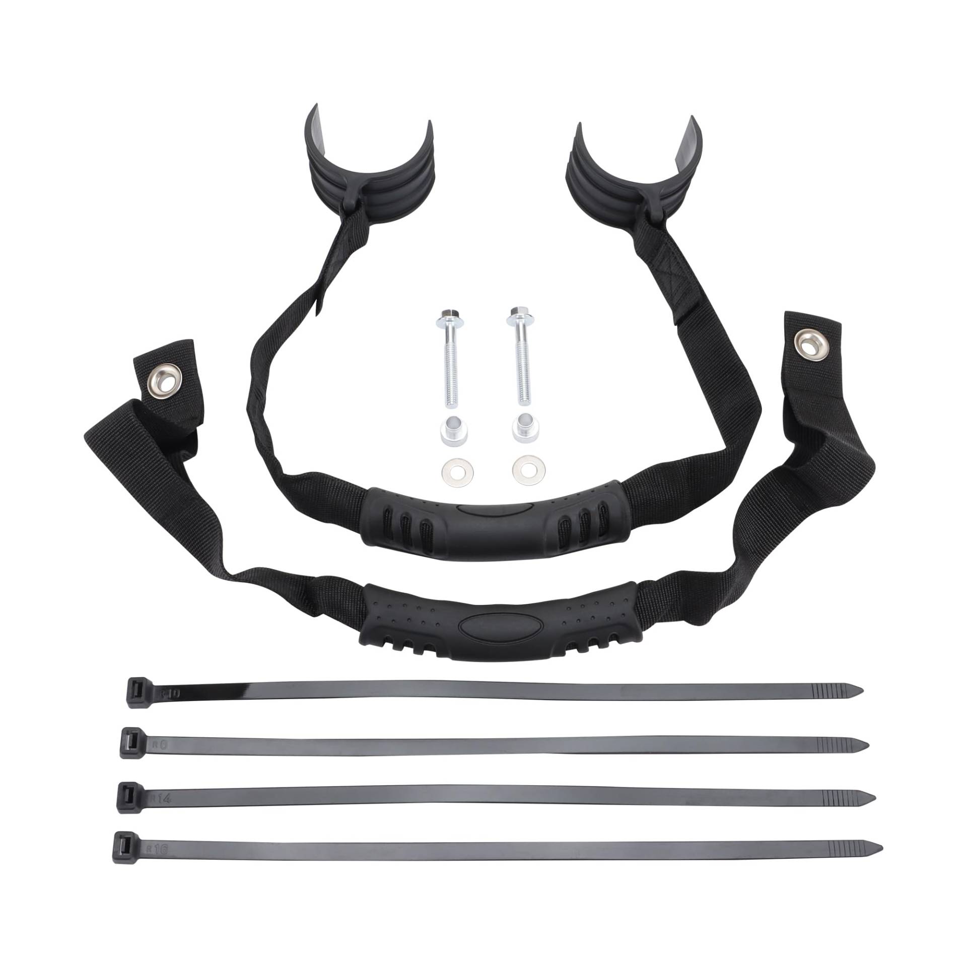 GOOFIT Motorrad hinten/vorne schützende Rescue Pulling Gürtel Universal Einstellbare Pull Motorrad Rettungsgurt Seile Ersatz für EXC EXCF XCF XCFW SXF XCW Off-Road Dirt Bike, schwarz GOOFIT Motorrad hinten/vorne schützende Rescue Pulling Gürtel Universal Einstellbare Pull Motorrad Rettungsgurt Seile Ersatz für EXC EXCF XCF XCFW SXF XCW Off-Road Dirt Bike, schwarz von GOOFIT