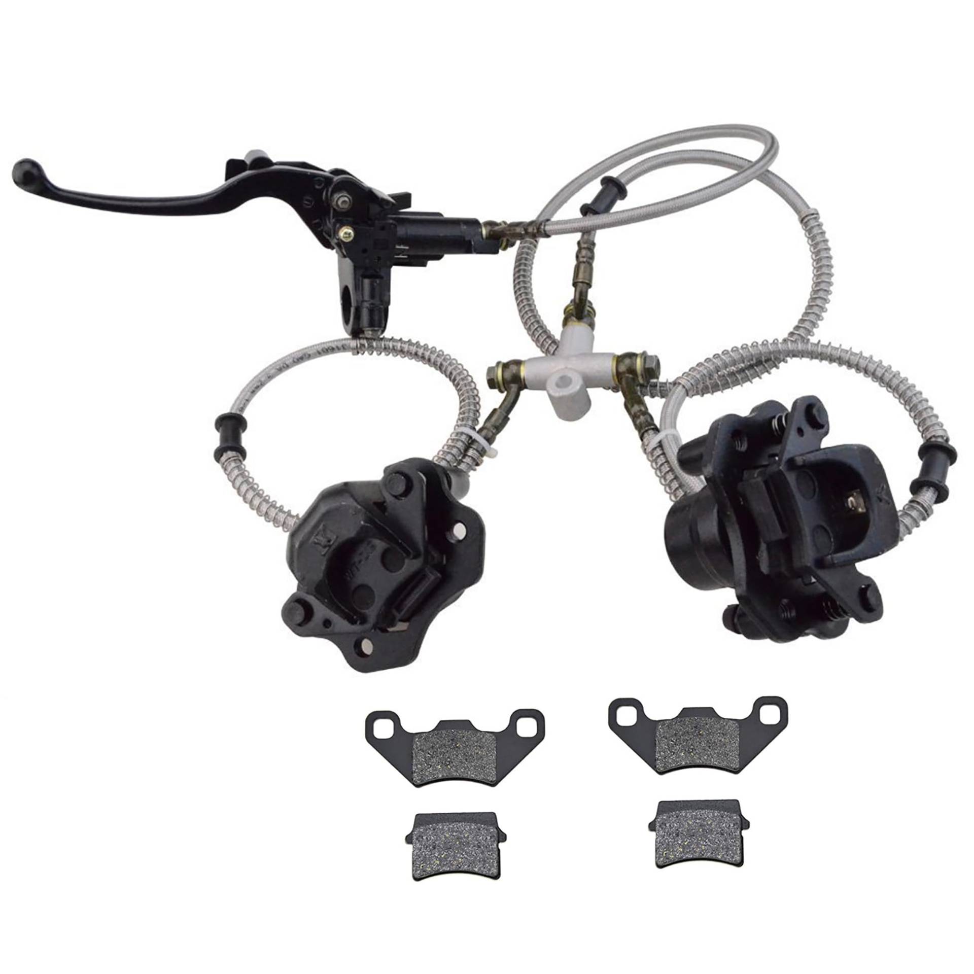 GOOFIT Vordere Scheibenbremse Mit BremsbeläGen Ersatz FüR China 110cc 125cc 150cc 200cc 250cc ATV 4 Wheeler Off Road Quad GOOFIT Vordere Scheibenbremse Mit BremsbeläGen Ersatz FüR China 110cc 125cc 150cc 200cc 250cc ATV 4 Wheeler Off Road Quad von GOOFIT