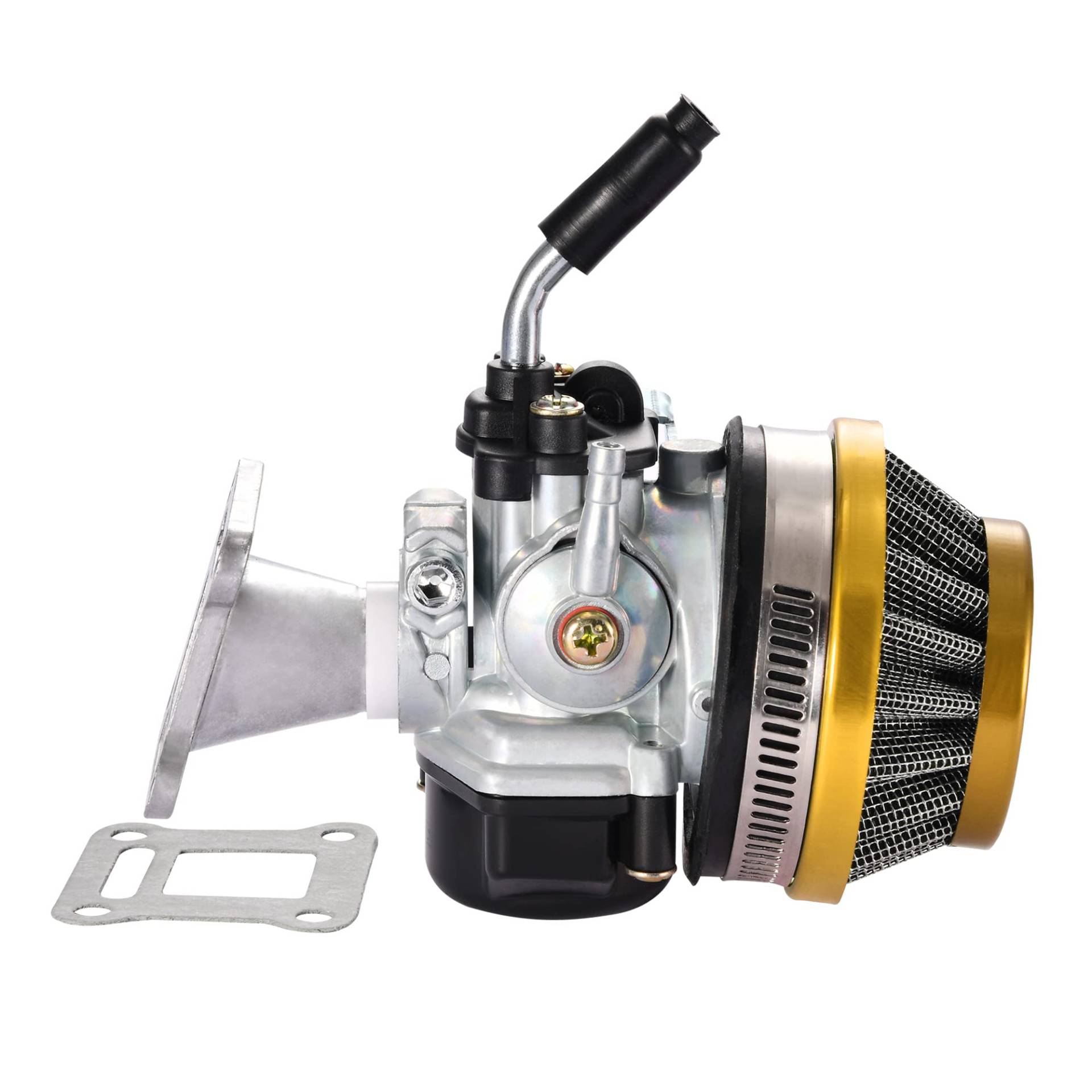 GOOFIT 2 Takt ATV Vergaser mit Luftfilter Ersatz für Mini Pocketbike 47cc 49cc Buggy Go Kart Gold GOOFIT 2 Takt ATV Vergaser mit Luftfilter Ersatz für Mini Pocketbike 47cc 49cc Buggy Go Kart Gold von GOOFIT