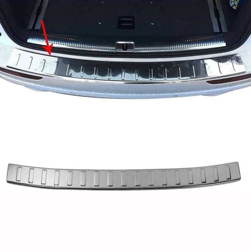 Auto hintere Stoßstange Schutz Guard Trim,kompatibel mit Audi Q5 SUV 2008-2017, Scuff Anti-Scratch Kollision Strip Protector Plate Autozubehör von GOPC