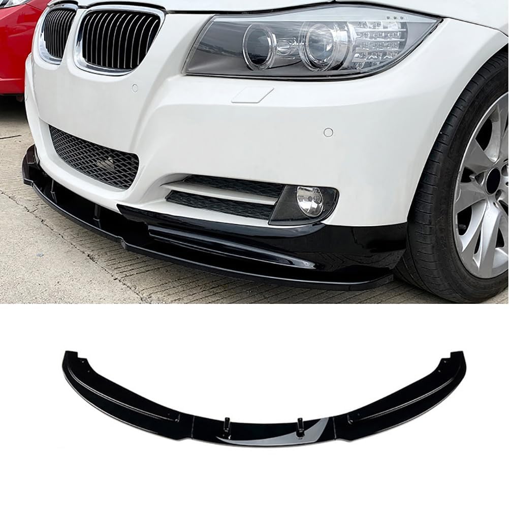 Frontstoßstange Spoiler,kompatibel mit BMW E90 E91 LCI 320i 330i 2009 2010 2011 2012, Frontstoßstange Lippe Kinn Spoiler für Auto,A-Black Frontstoßstange Spoiler,kompatibel mit BMW E90 E91 LCI 320i 330i 2009 2010 2011 2012, Frontstoßstange Lippe Kinn Spoiler für Auto,A-Black von GOPC