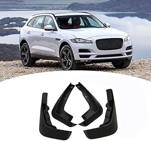 4 Stück Auto Schmutzfänger Spritzschutz für Jaguar F-PACE FPACE 2013-2022, Wasserdicht Mudguards Vollschutz Splash Spritzfest Schmutzfänger Protektoren Bausatz von GOSUNA