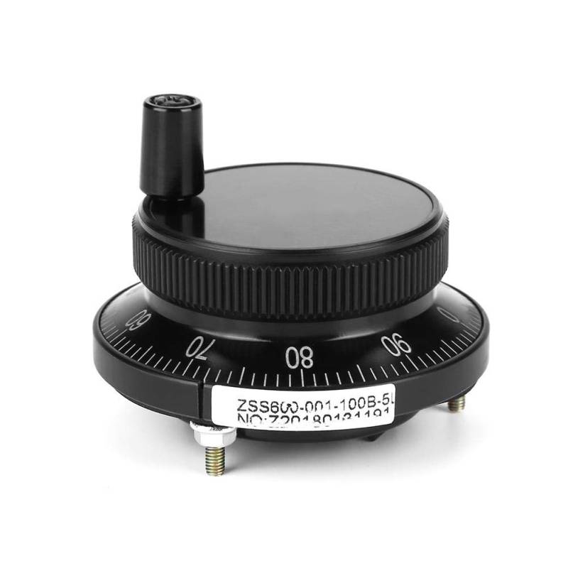 5 V 6 Terminal 60 mm Hand Pulse Encoder Mühle Router Manuelle Kontrolle für CNC System (schwarz) von GOTOTOP