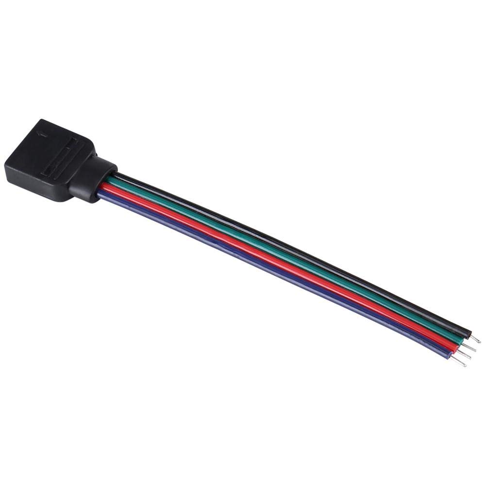 LED-Streifenanschluss Kabelverlängerungsstecker 4-poliger RGB-Kabelanschluss 20-teiliges RGB-LED-Lichtleisten-Verlängerungskabel 4-poliger Stecker PVC-Stecker Buchsen Kabel LED-Lichterketten Zubehör LED-Streifenanschluss Kabelverlängerungsstecker 4-poliger RGB-Kabelanschluss 20-teiliges RGB-LED-Lichtleisten-Verlängerungskabel 4-poliger Stecker PVC-Stecker Buchsen Kabel LED-Lichterketten Zubehör von GOTOTOP