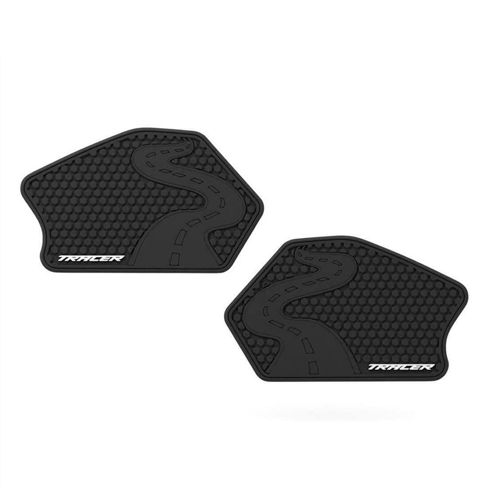 Motorrad tankpad Für Yamaha Tracer 700 Tracer 700 Tracer 7 GT 2021 202 Motorrad Tankpad Schutz Aufkleber Aufkleber Gas Kniegriff (Color : B) von GOUDAN