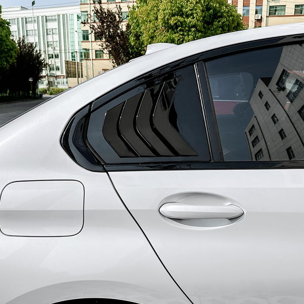 Auto Hinten Seite Fenster Lamellen Rollläden Jalousien Abdeckung für BMW 3er G20 320i 325i 330i M340i 2019 2020 2021 2022 Dreiecks Windschutzscheibe Zubehör,Glossy Black Auto Hinten Seite Fenster Lamellen Rollläden Jalousien Abdeckung für BMW 3er G20 320i 325i 330i M340i 2019 2020 2021 2022 Dreiecks Windschutzscheibe Zubehör,Glossy Black von GOYMFK