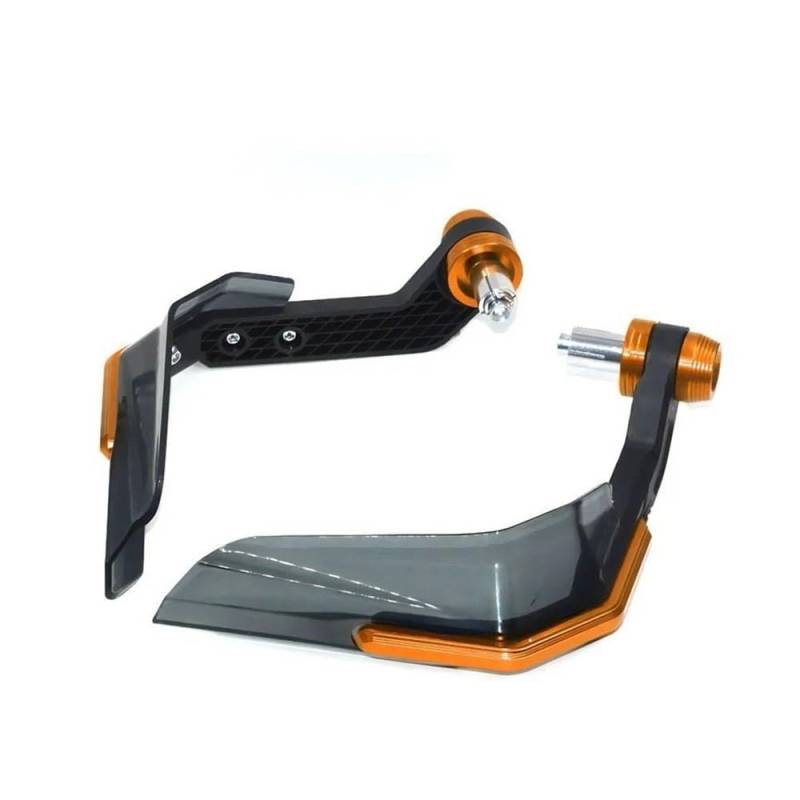 GOYMFK Motorrad-Griffschutz Für K&awasaki Für VN 650 Für Vulcan S VN650 Für VULCANS Lenker Motorrad Handschutz Schild Hand Schutzfolie Windschutzscheibe(NO Logo Orange) von GOYMFK