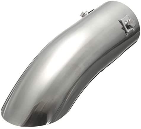 C-FUNN Chrome 60Mm Auto Curved Endrohr Endrohr Auspuff Stoßstange Trim Stahl von C-FUNN