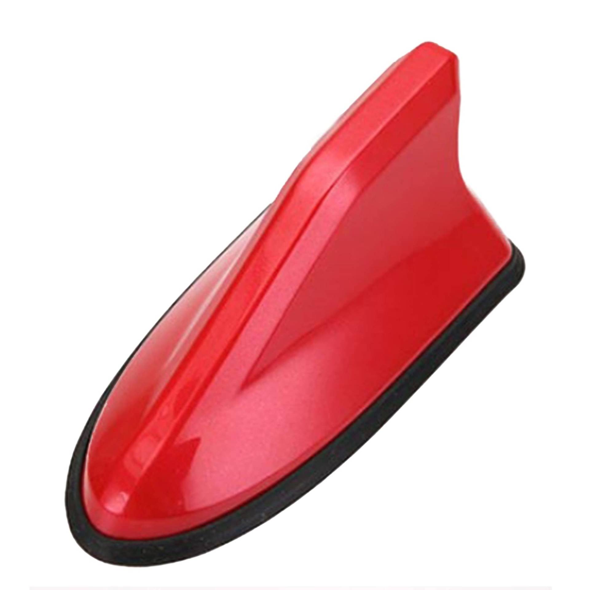 GOZAR Universal ABS Kunststoff Dachstil Haifischflosse Antenne Funksignalantennen Kompatibel mit den meisten Autos - Rot von GOZAR
