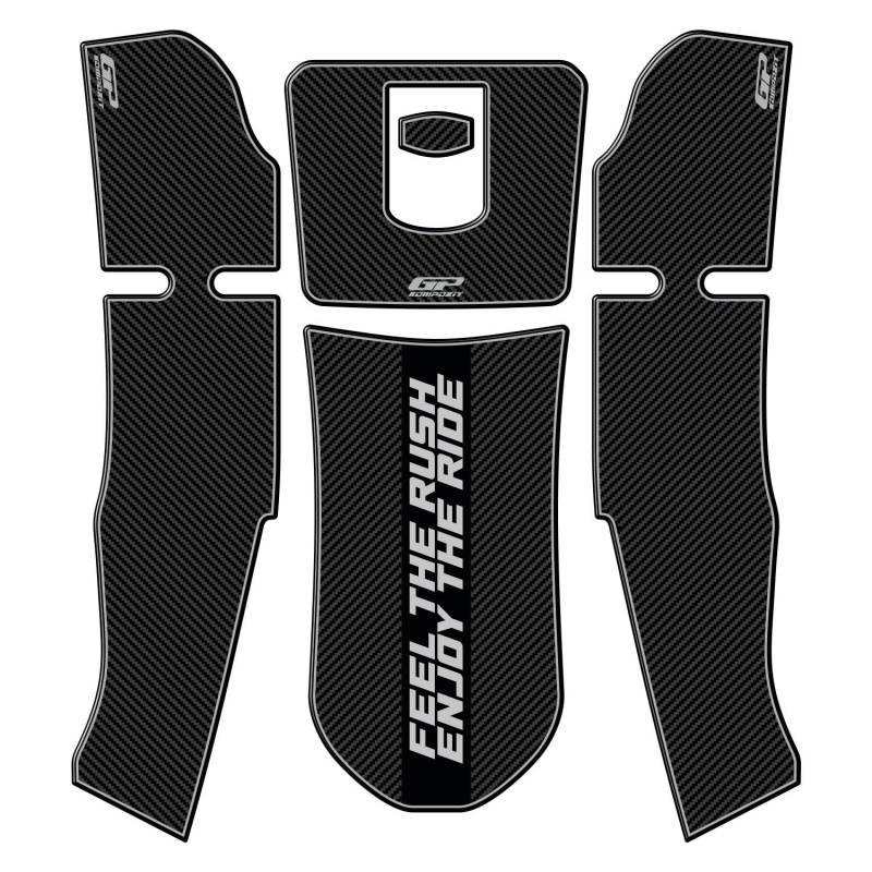 GP Kompozit Tankpad Carbon kompatibel für Kymco Xciting VS 400 2021-2022 von GP Kompozit