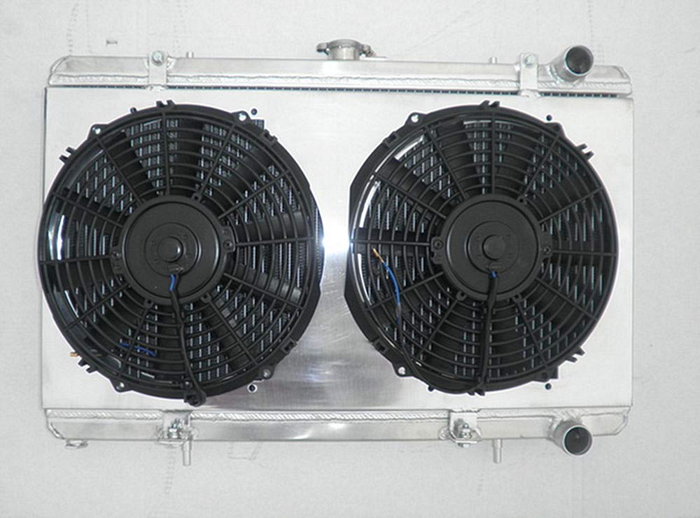 Aluminium-Kühler & Abdeckung & Lüfter passend für 200SX S13 CA18DET 1.8 Turbo 88-94 MT Aluminium-Kühler & Abdeckung & Lüfter passend für 200SX S13 CA18DET 1.8 Turbo 88-94 MT von GPI Racing
