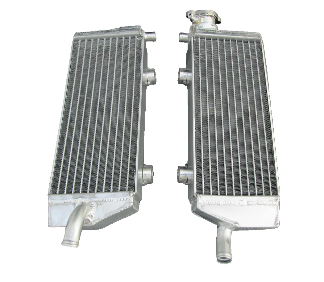 Linker + rechter Aluminium-Kühler, kompatibel mit 2007–2012 K-T-M 250/450/505 SX-F/SXF 2008, 2009, 2010, 2011 von GPI Racing