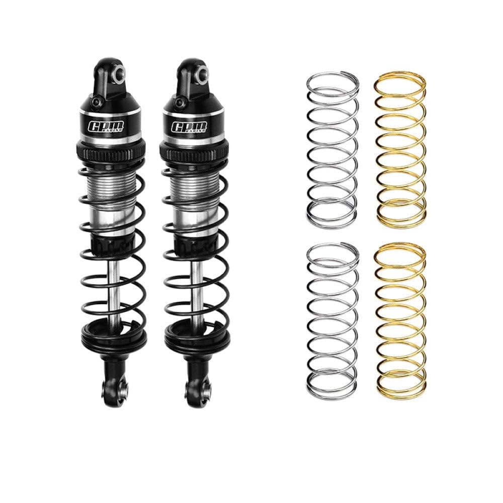 Aluminium 7075 Alloy Front Or Rear Adjustable Spring Shock 87mm for Traxxas 1/16 Mini Maxx 4WD RTR Brushless Monster Truck 107154-1 Upgrades - Silver Aluminium 7075 Alloy Front Or Rear Adjustable Spring Shock 87mm for Traxxas 1/16 Mini Maxx 4WD RTR Brushless Monster Truck 107154-1 Upgrades - Silver von GPM Racing