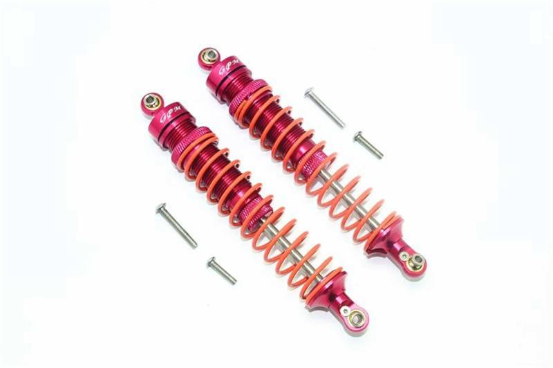 GPM Aluminium Heavy-Duty Stoßdämpfer hinten 115mm rot ARRMA Granite, Big Rock, Senton von GPM Racing