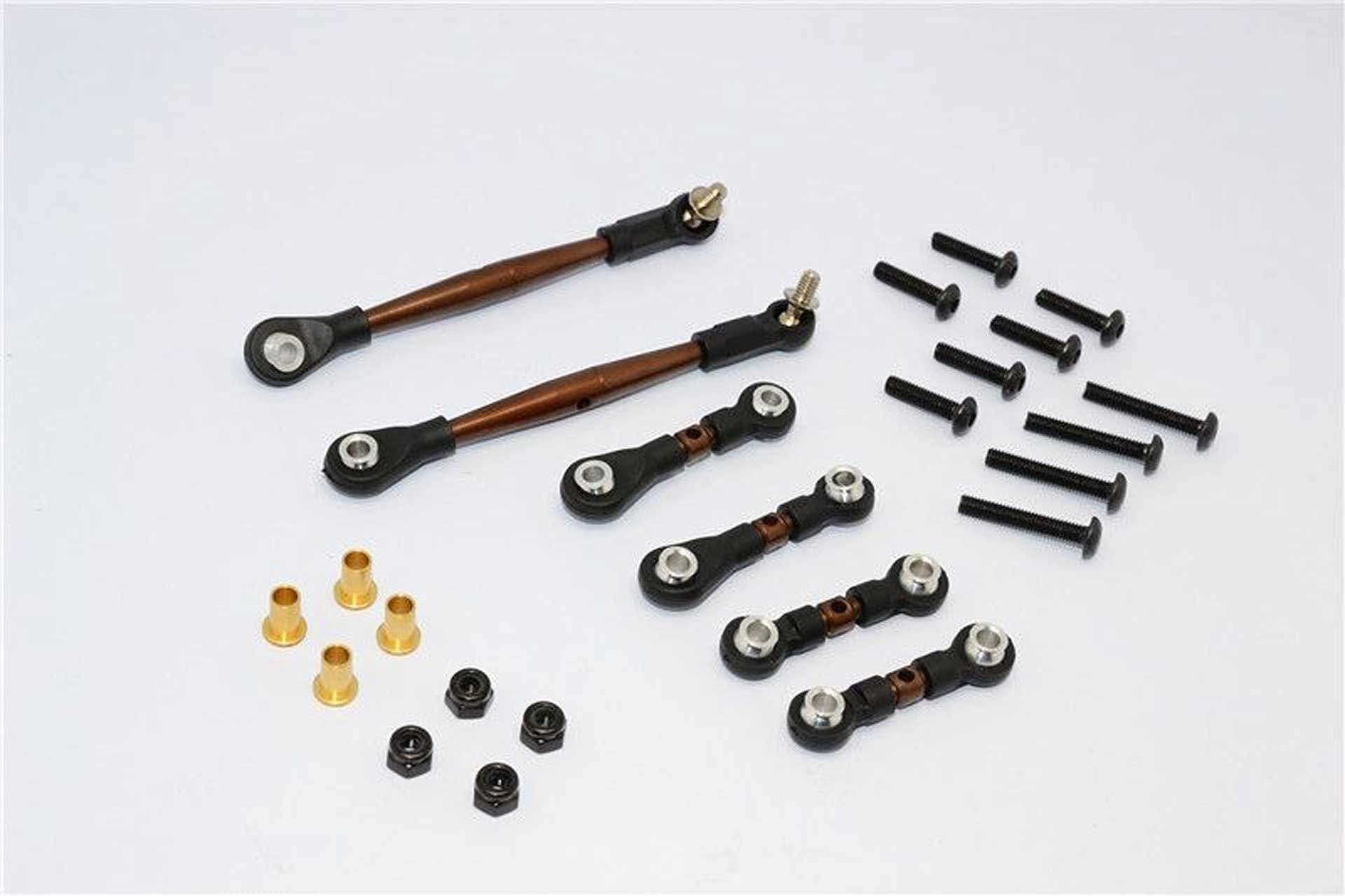 GPM Spring Steel Anti-Thread Turnbuckle Compatible With 1/10 Wild Willy 2 Tuning Teile - Black GPM Spring Steel Anti-Thread Turnbuckle Compatible With 1/10 Wild Willy 2 Tuning Teile - Black von GPM